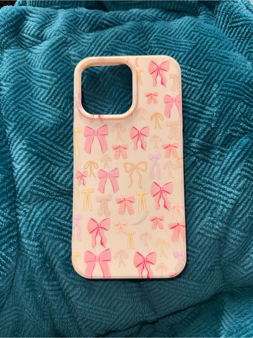 Pink Bow Pattern Phone Case - Stylish Protection iPhone
